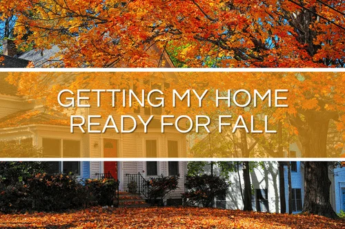 fall house cleaning