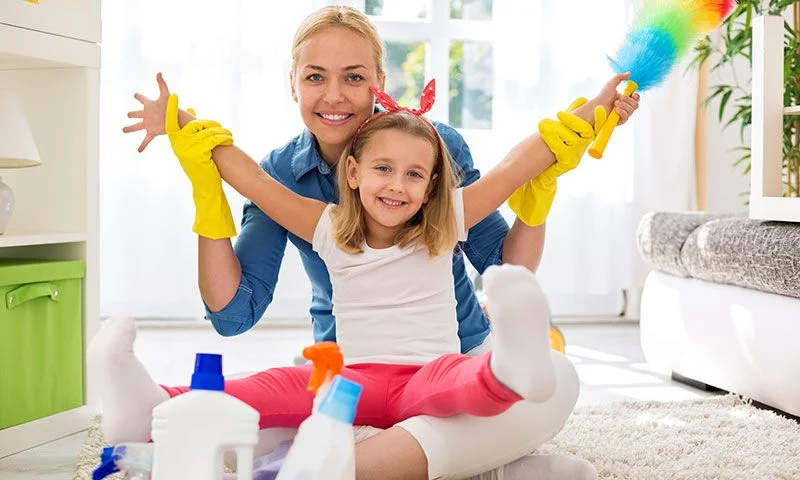 Our Tips For Keeping a House Clean with Kids Around